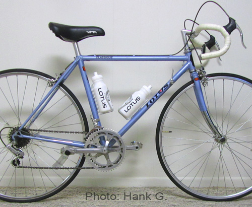 1986 Lotus Classique with Retro-Style Bottles