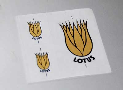Two-Color LOTUS Emblem Decals
