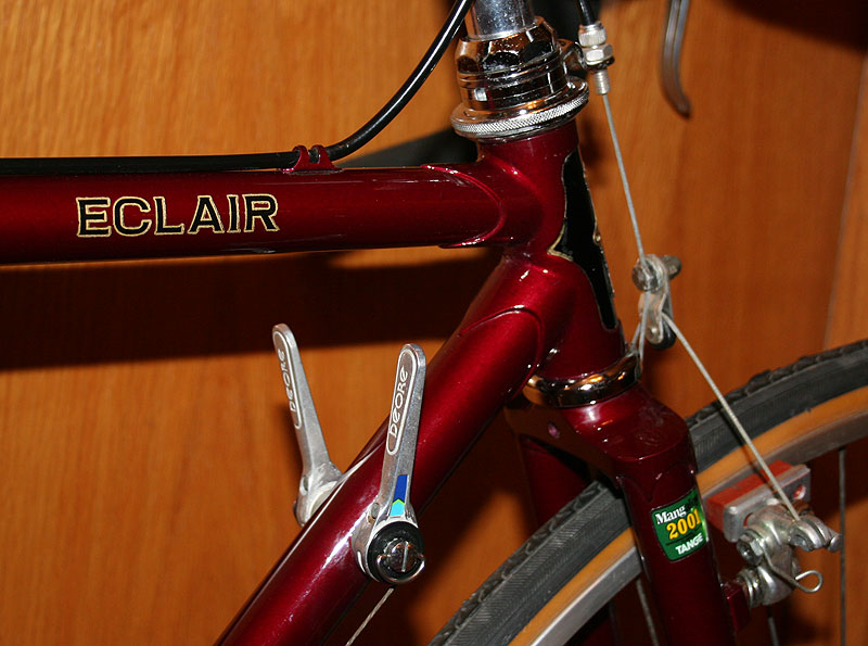 Head Tube Area of 1984 Lotus Eclair Head Tube Area of 1984 Lotus Eclair